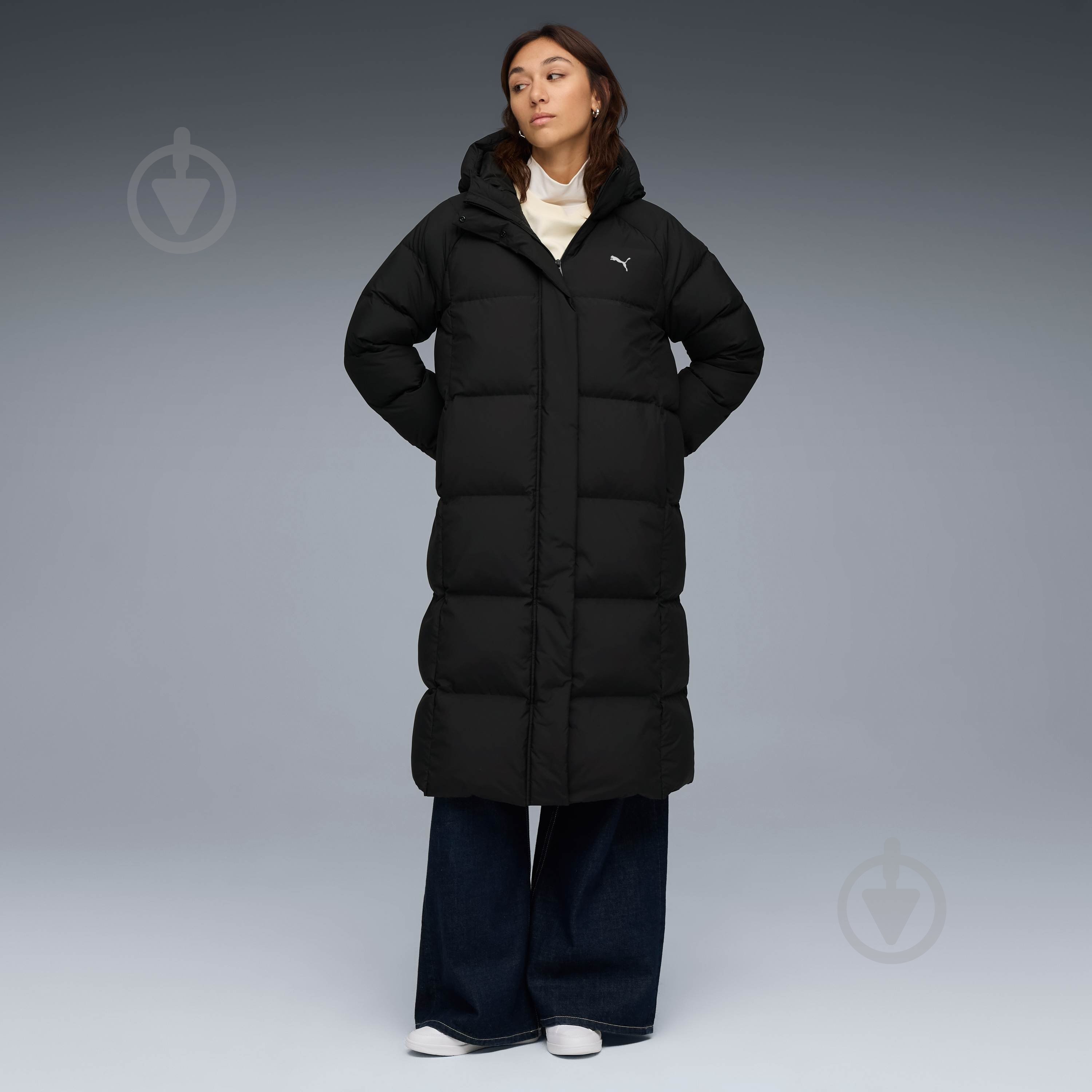 Куртка Puma Hooded Down Puffer Coat 68839001 р.S - фото 1 Куртка Puma Hooded Down Puffer Coat 68839001 р.S - фото 1