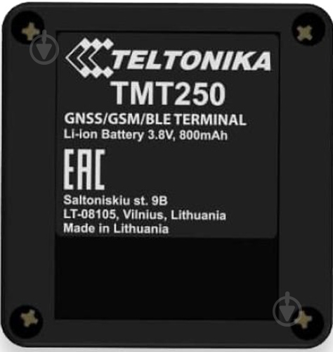 Трекер Teltonika TMT250 черный (TMT250TSTAA0 ) - фото 5 Трекер Teltonika TMT250 черный (TMT250TSTAA0 ) - фото 5