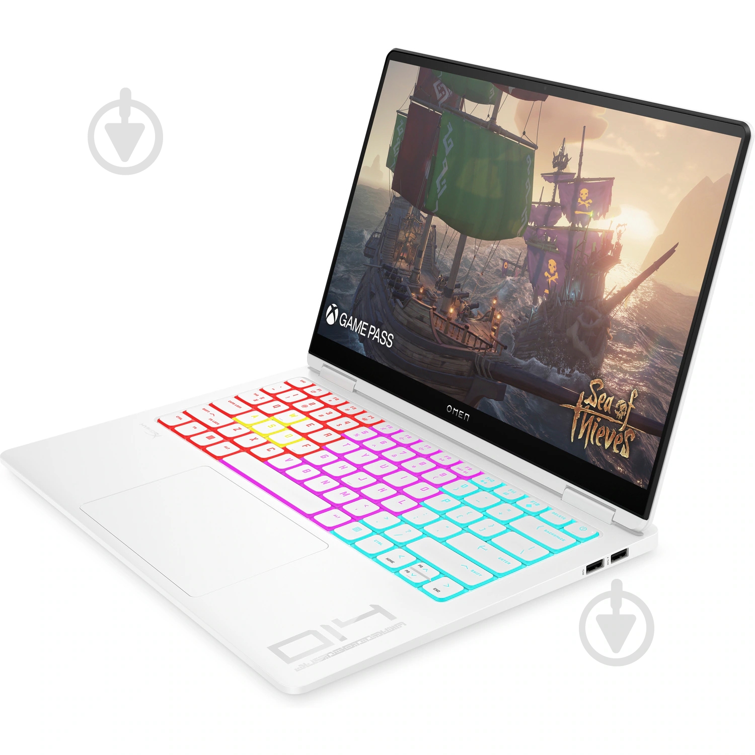 Ноутбук HP OMEN Gaming 14" (A49ZSEA) ceramic white - фото 3 Ноутбук HP OMEN Gaming 14" (A49ZSEA) ceramic white - фото 3