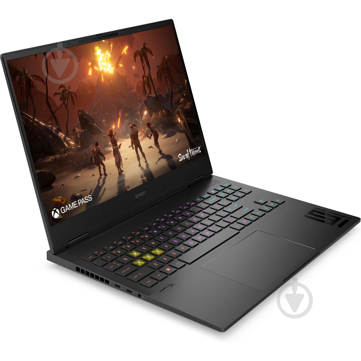 Ноутбук HP OMEN Gaming 16" (A49ZVEA) shadow black - фото 2