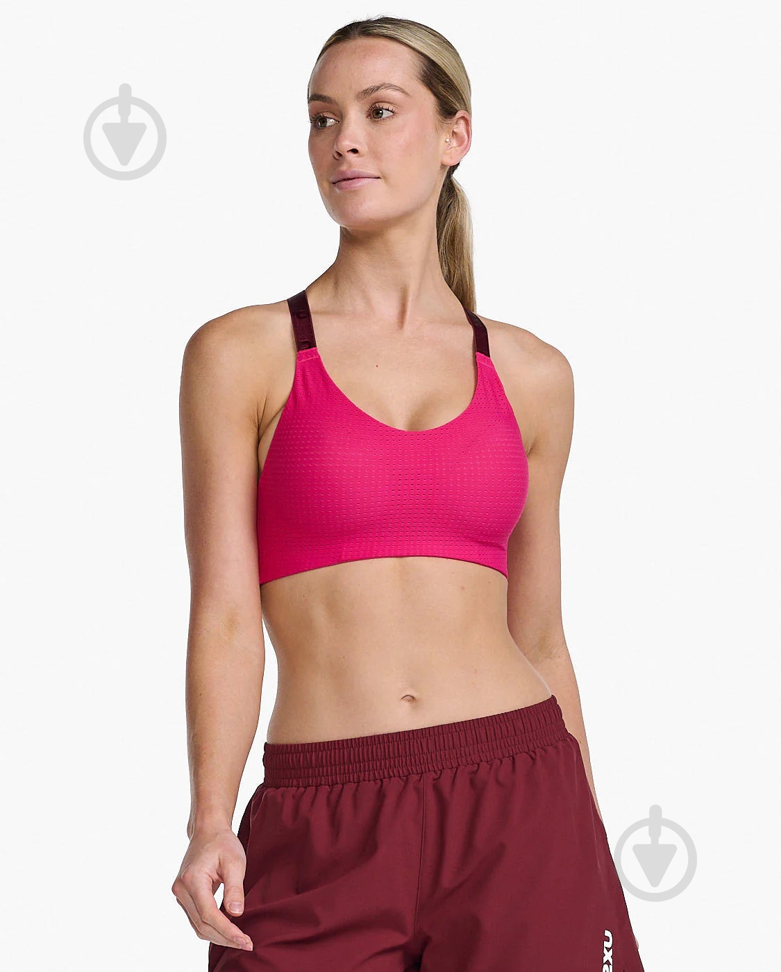 Бра 2XU Aero Medium Impact Bra WR6347a_FSA/TRU р.L рожевий - фото 1