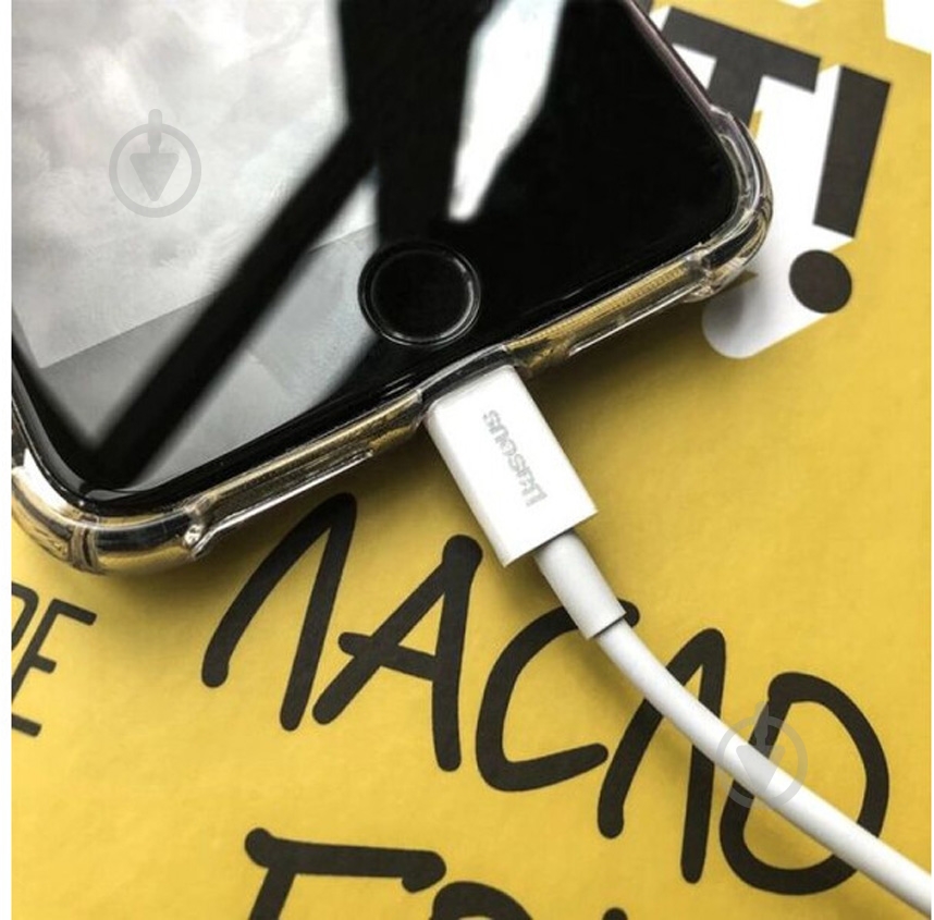 Кабель BASEUS USB to Lightning 2.4A (CALYS-C02) 2 м білий (992719) - фото 13