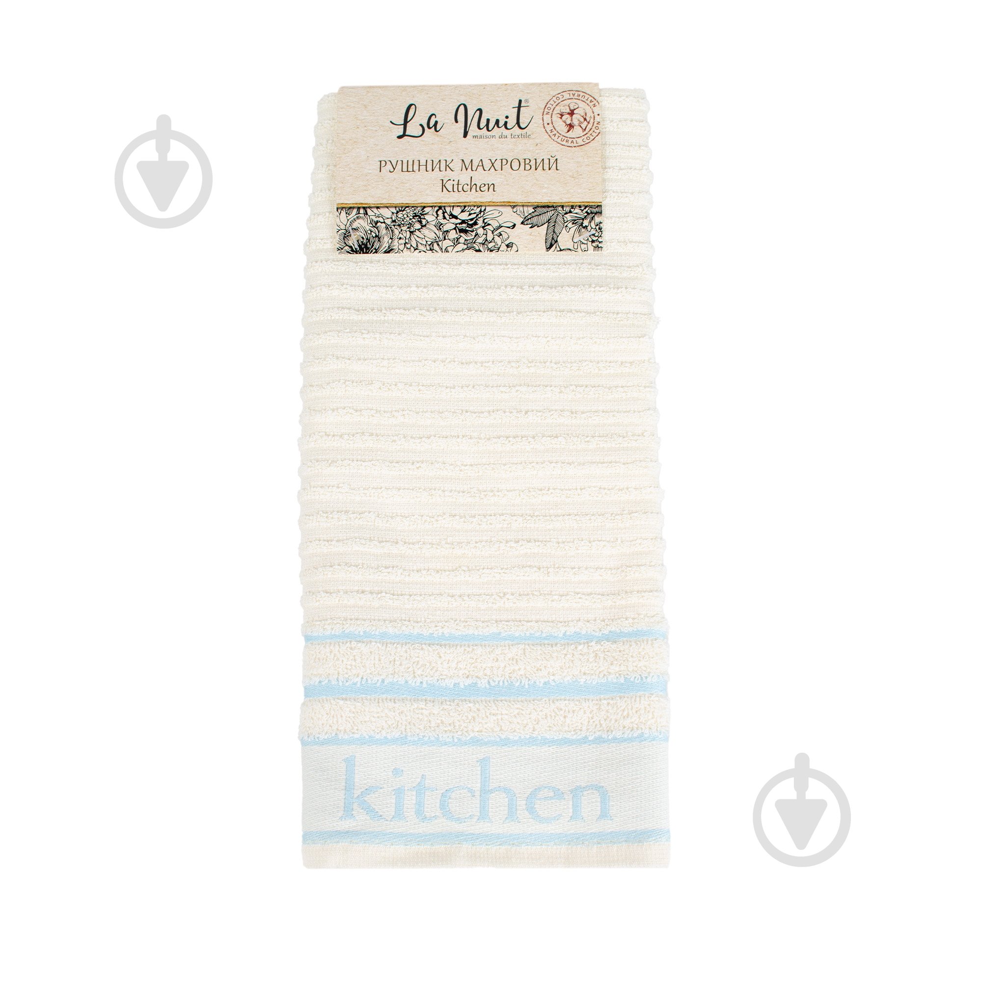 Полотенце махровое Кitchen 40x60 см молочный - фото 1 Полотенце махровое Кitchen 40x60 см молочный - фото 1