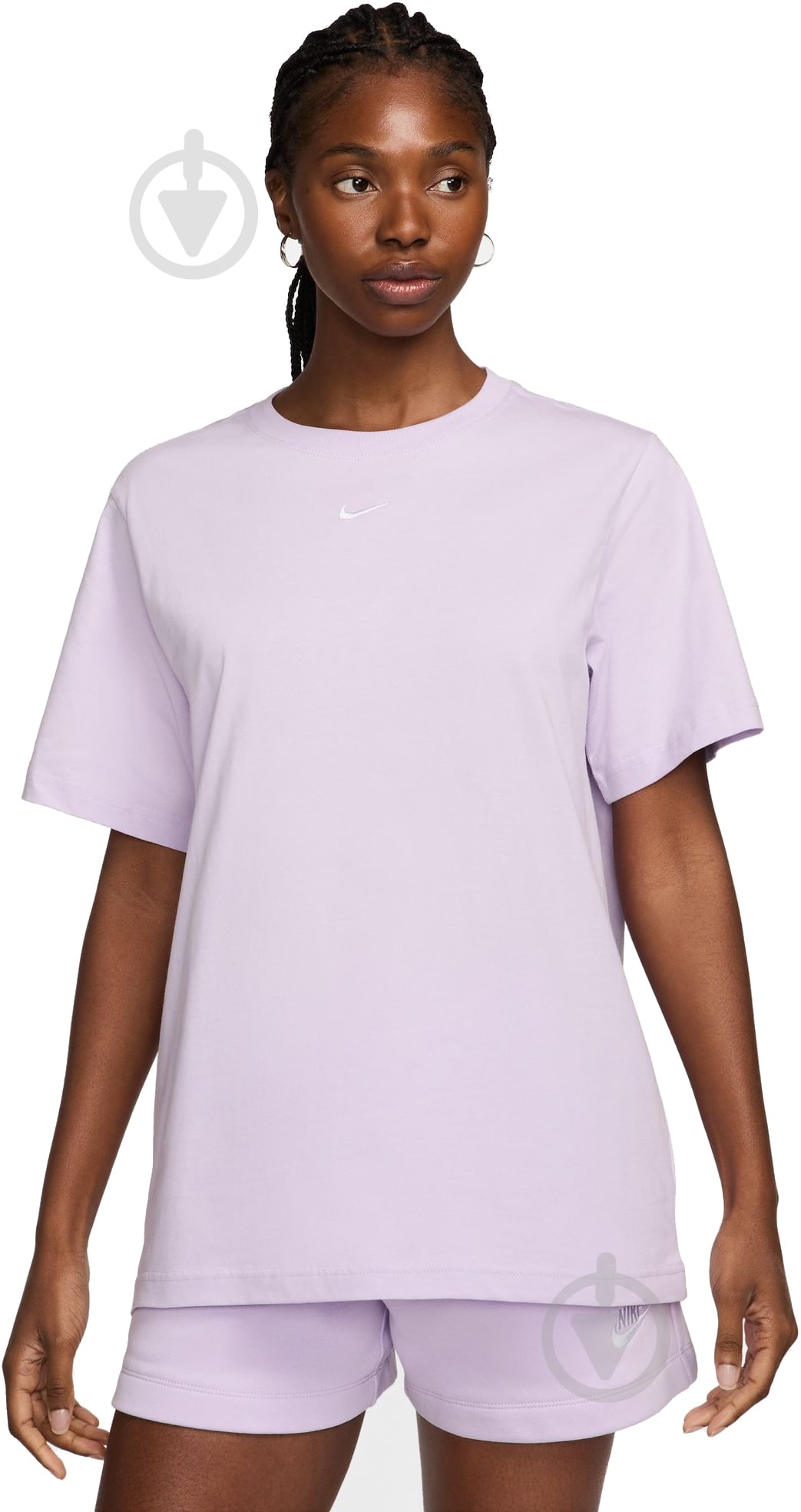 ᐉ Футболка Nike W NSW TEE ESSNTL LBR FD4149-511 р.XL фиолетовый