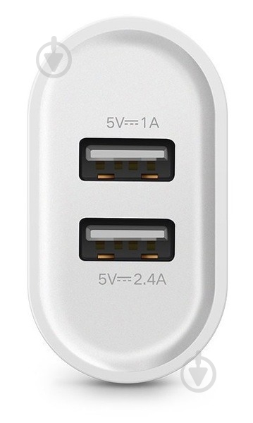 Зарядное устройство UGREEN CD104 2xUSB 3.4 A Charger White - фото 2