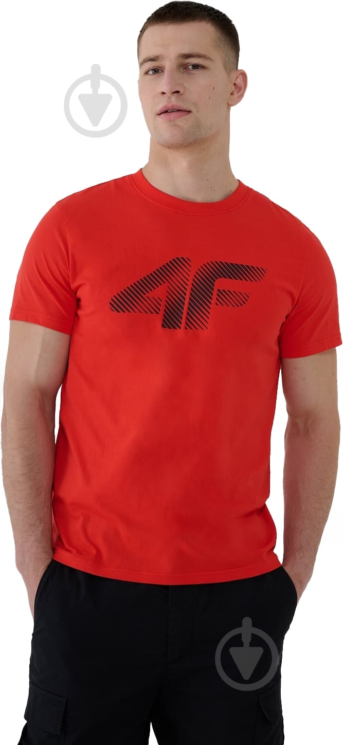Футболка 4F 4FWMM00TTSHM2257-62S TSHIRT р.L красный - фото 2 Футболка 4F 4FWMM00TTSHM2257-62S TSHIRT р.L красный - фото 2