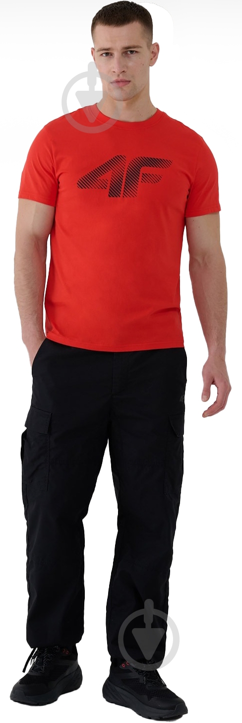 Футболка 4F 4FWMM00TTSHM2257-62S TSHIRT р.L красный - фото 4 Футболка 4F 4FWMM00TTSHM2257-62S TSHIRT р.L красный - фото 4