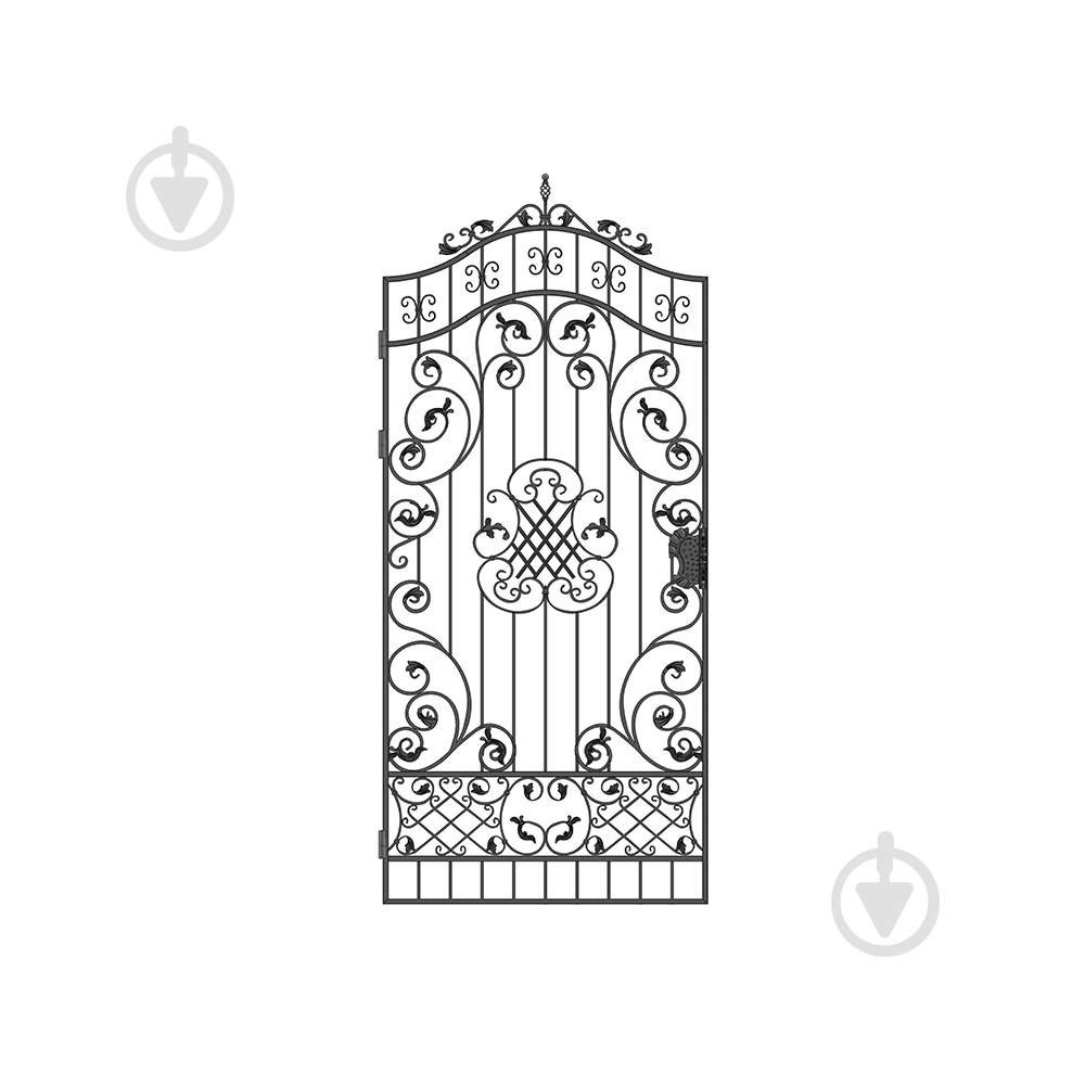 Калитка КД-47 3400х1500 мм (Комплект элементов) Артдеко - фото 1