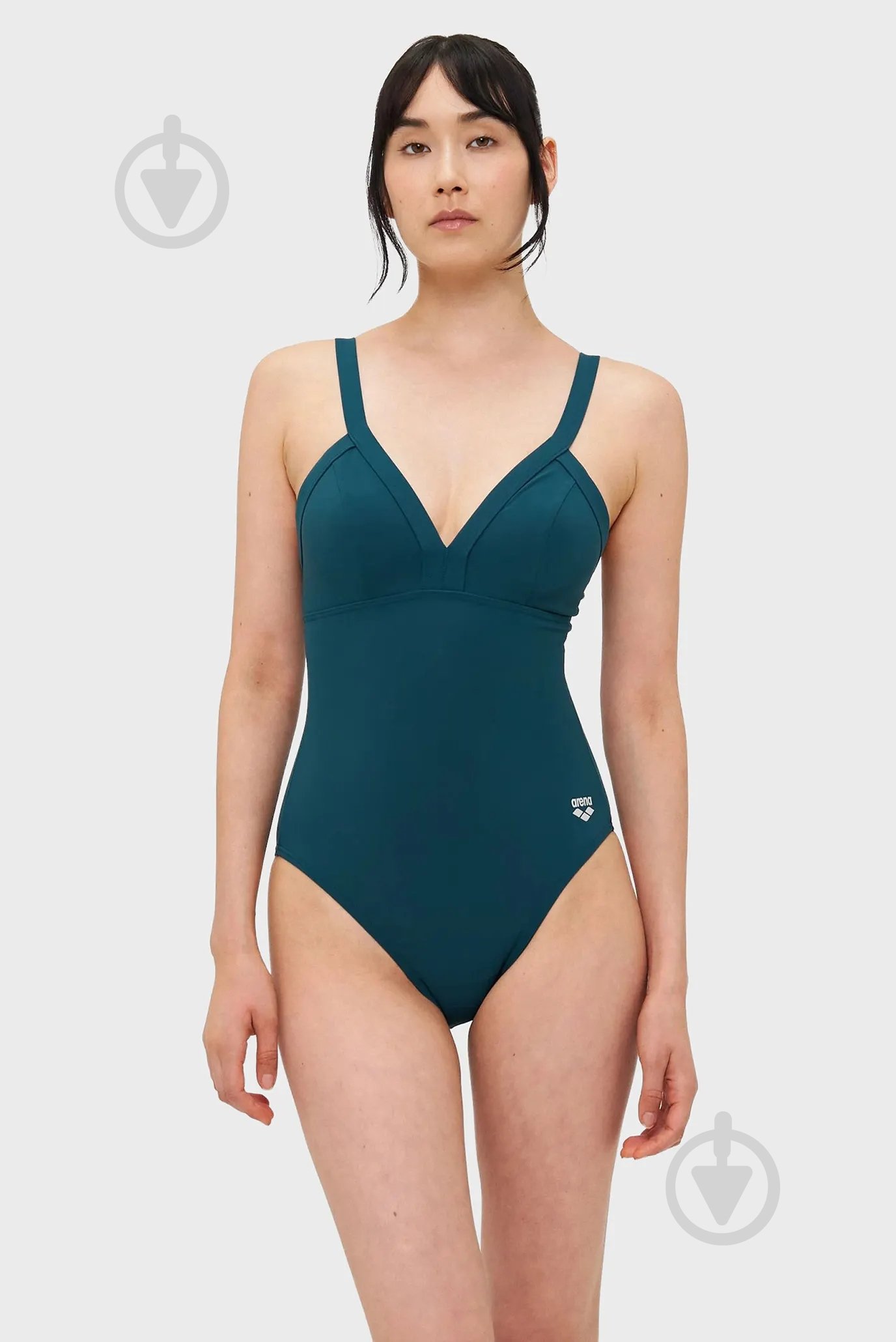 Купальник Arena LARA SOFT CURVE BACK C 008120-650 р.44 зелений - фото 1