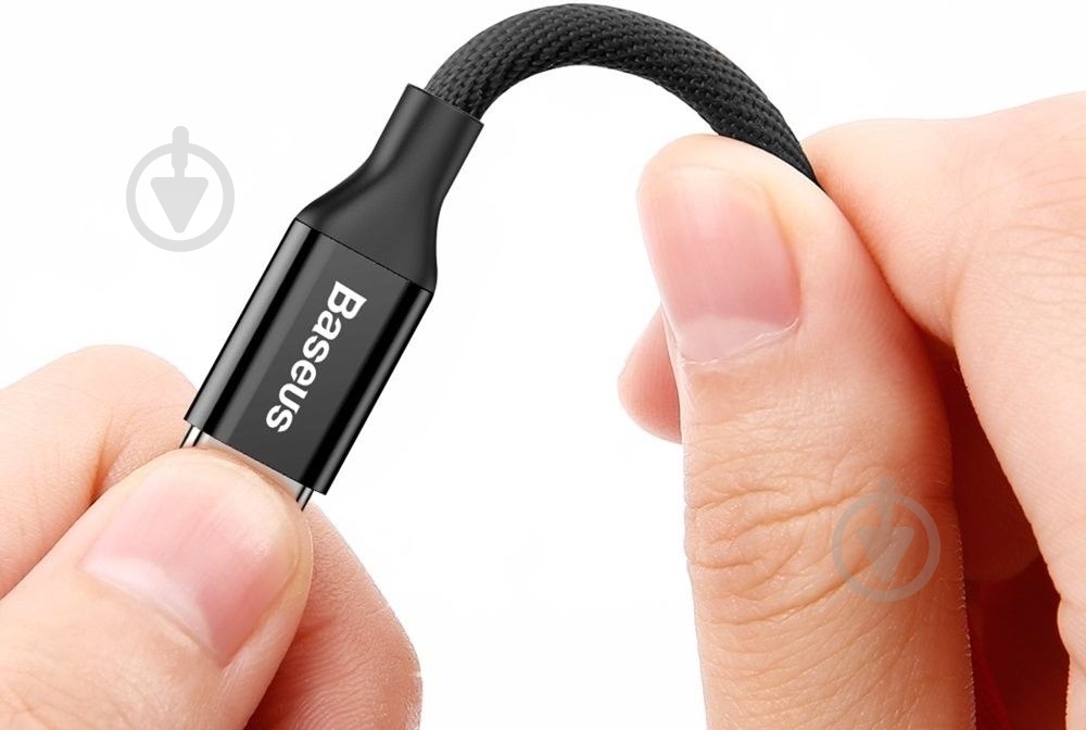 Кабель BASEUS USB to Lightning (CALYW-A01) 1,8 м черный (1011167) - фото 5