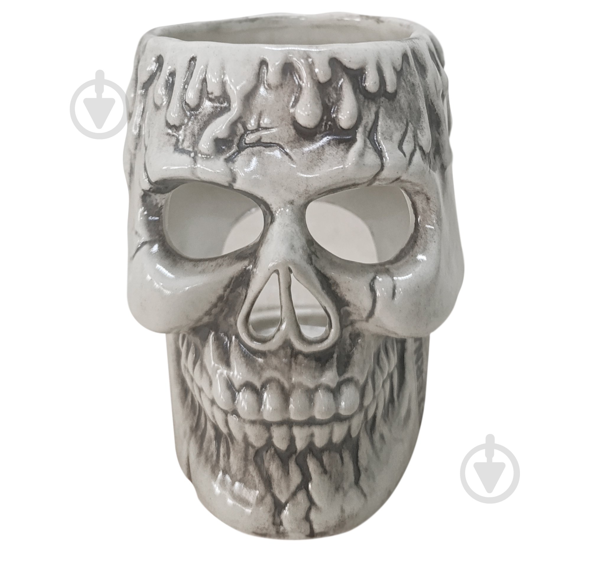 Подсвечник Череп 9x11x12 см 1012-12 Eterna - фото 1