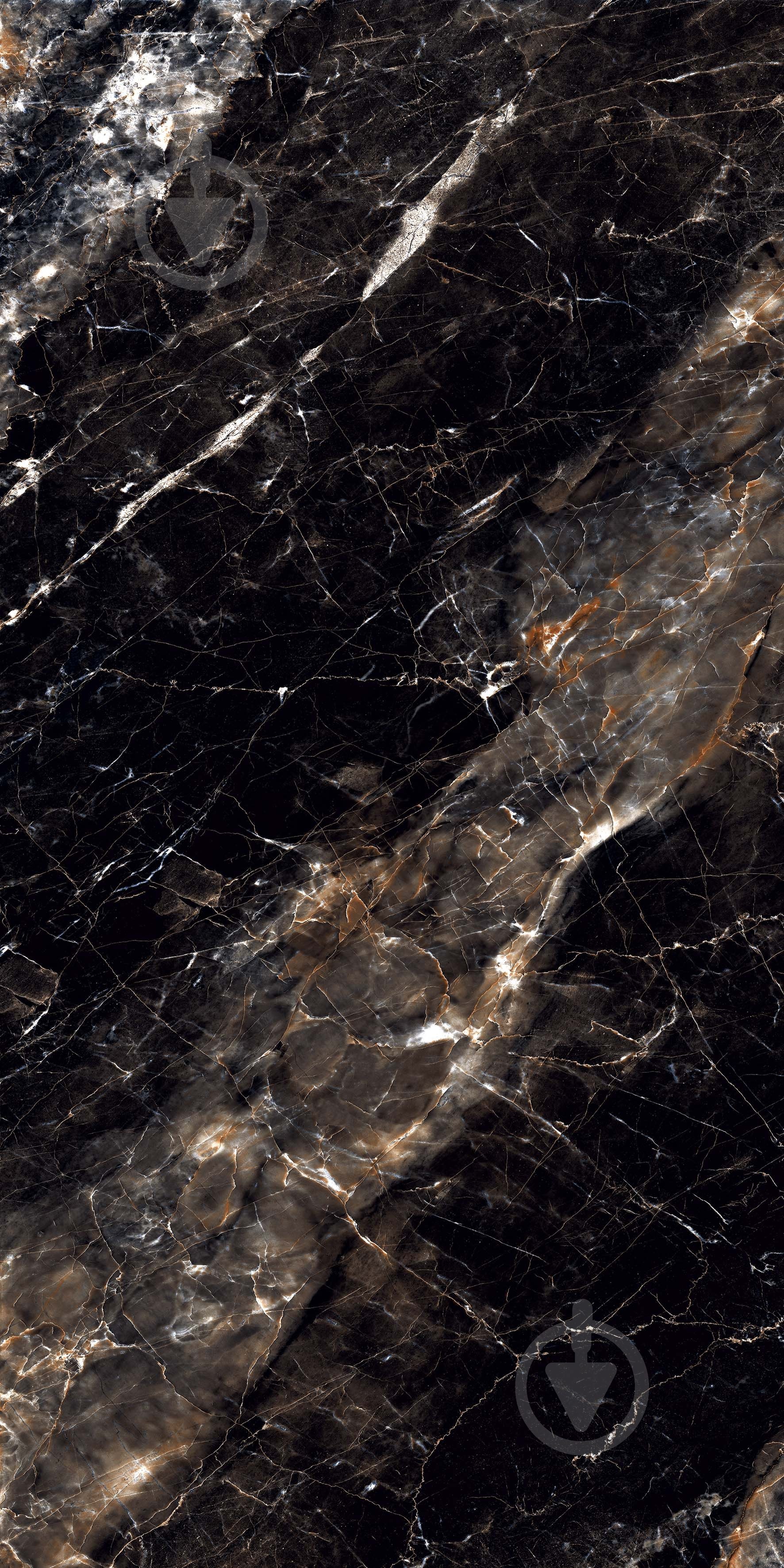 Плитка Cerossa Ceramica Allure black high glossy 60x120 см - фото 1