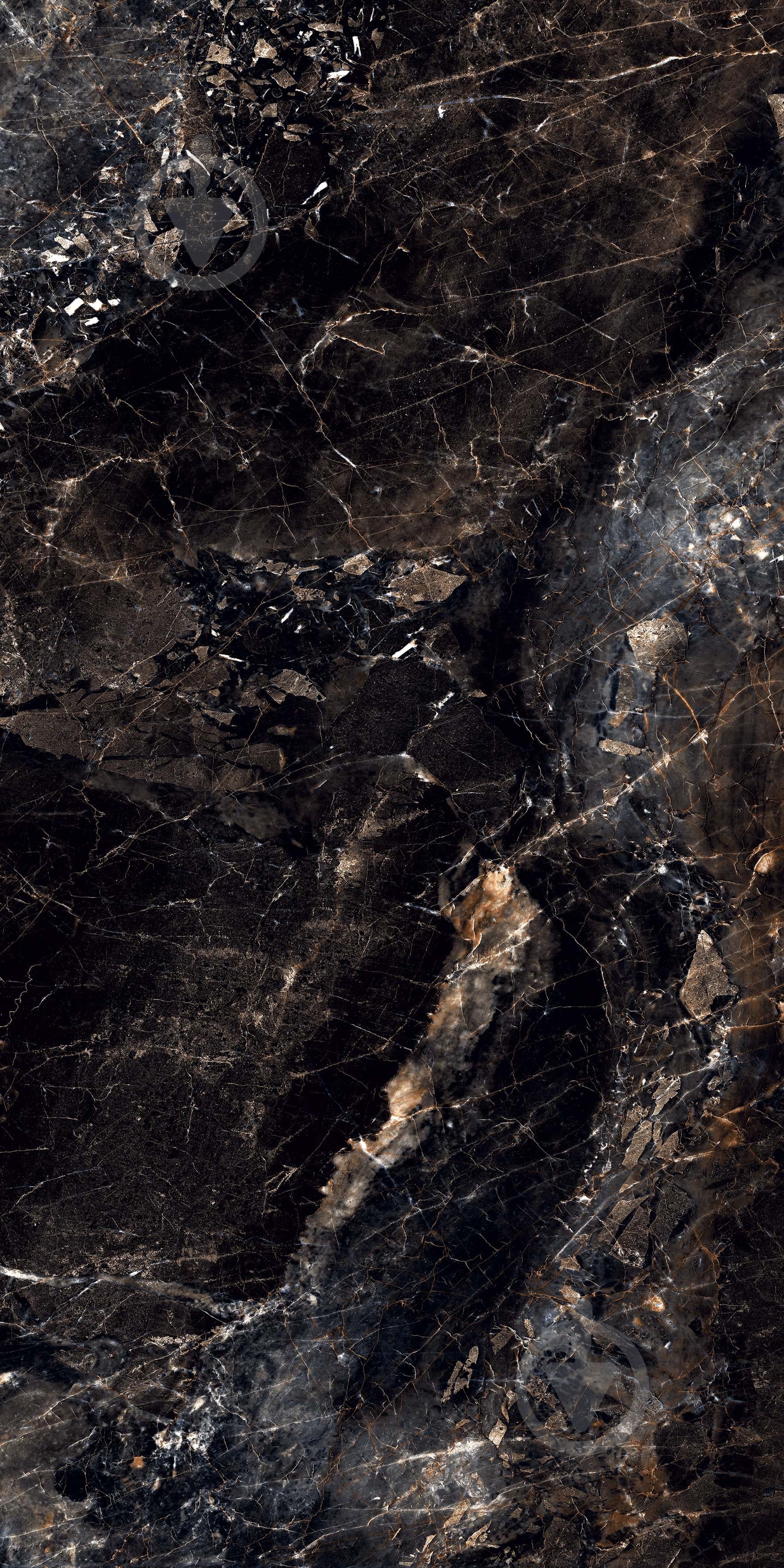 Плитка Cerossa Ceramica Allure black high glossy 60x120 см - фото 2