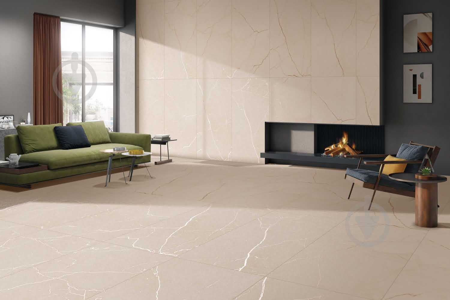Плитка Cerossa Ceramica Arafo crema sugar carving 60x120 см - фото 7