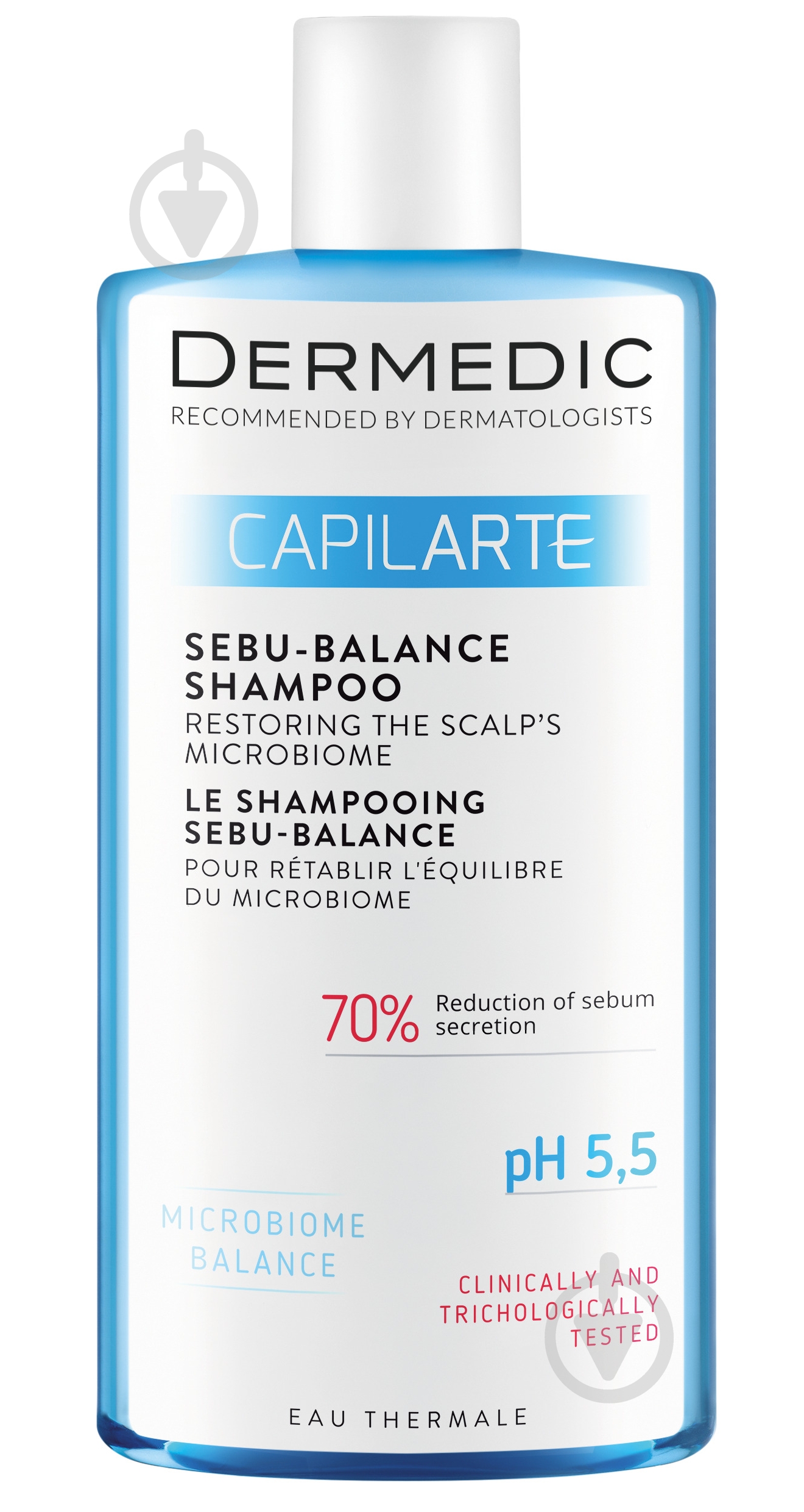 Шампунь Dermedic CAPILARTE для жирного волосся 300 мл - фото 1