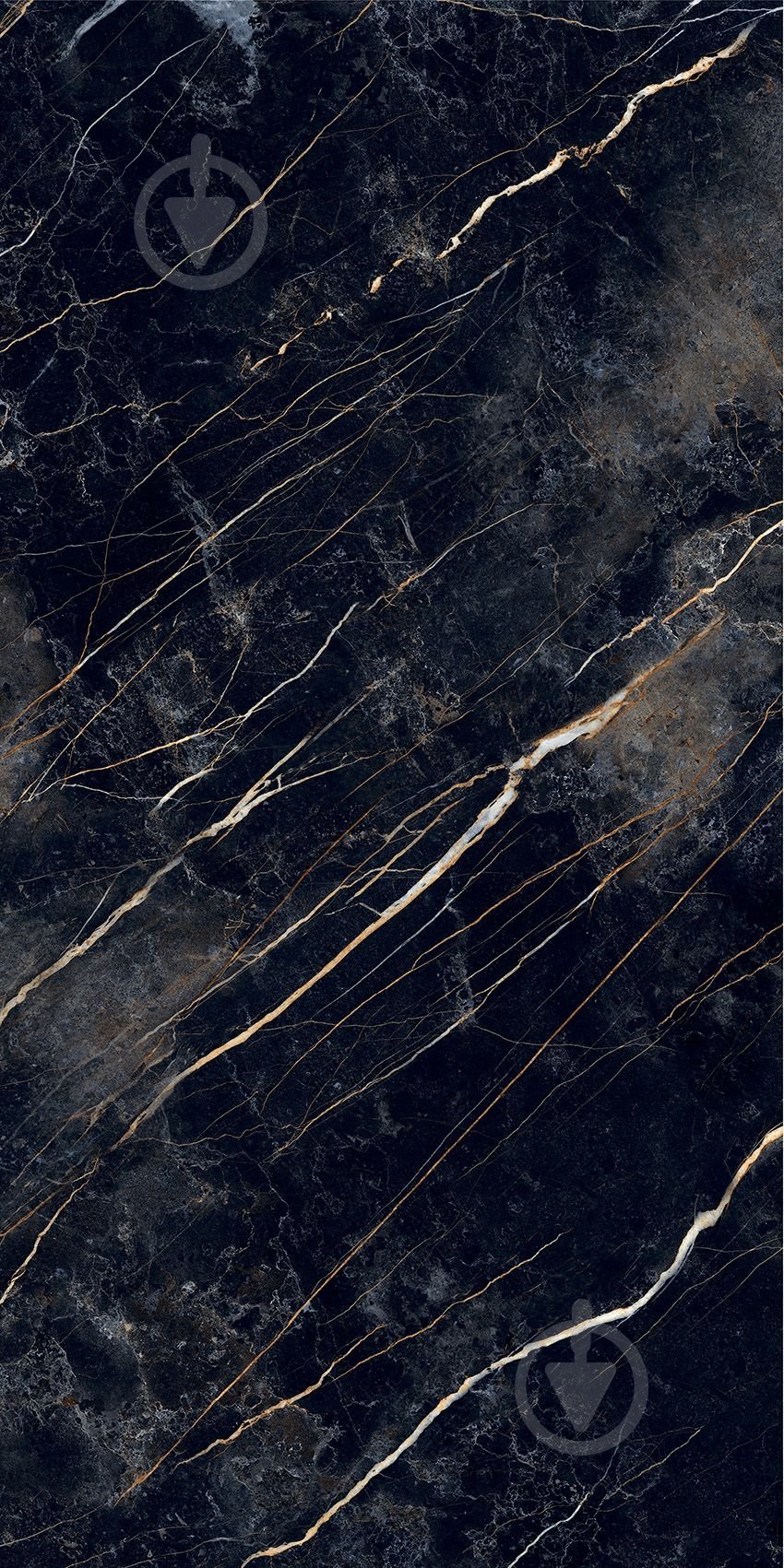 Плитка Cerossa Ceramica Krasa black sugar carving dark 60x120 см - фото 1