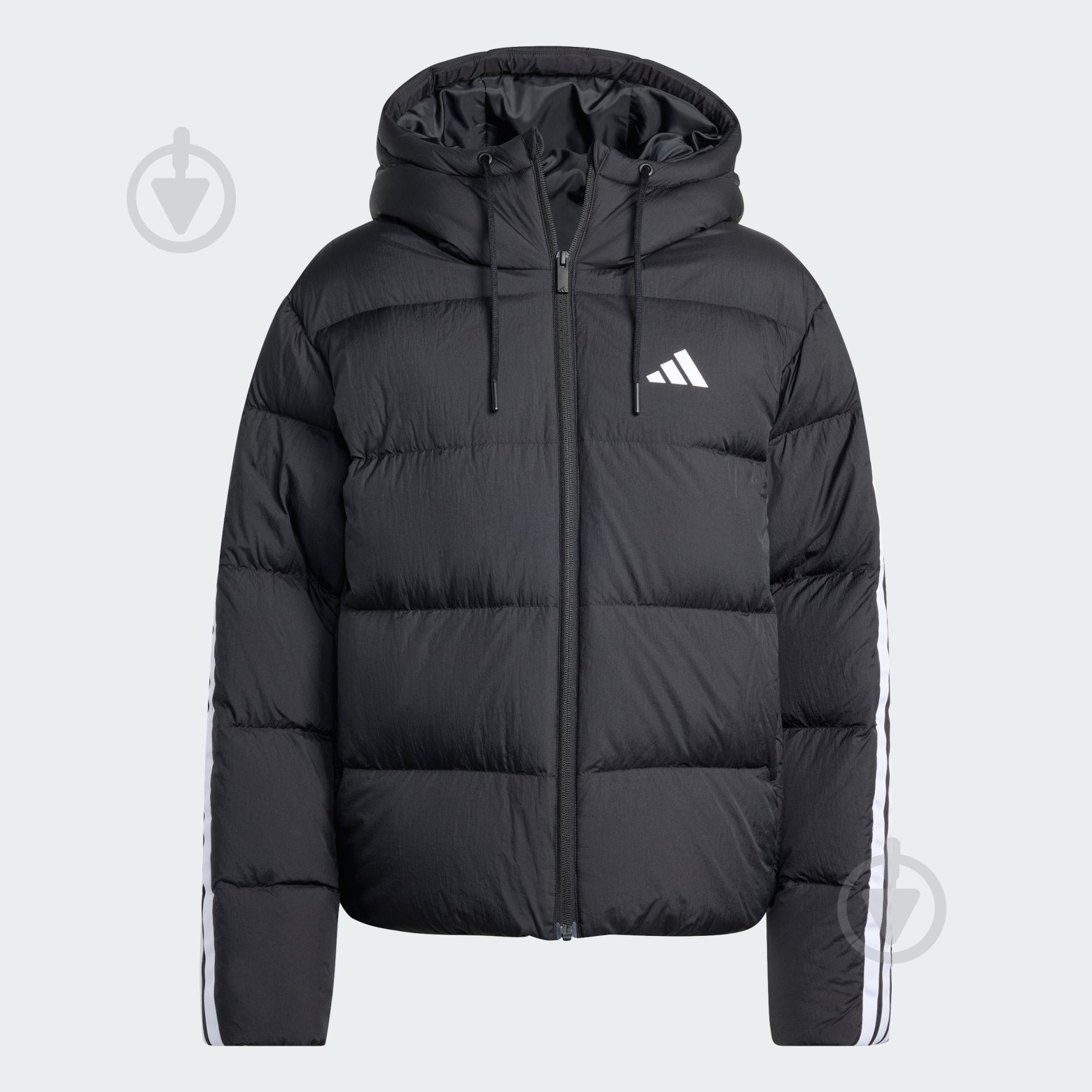 Пуховик жіночий зимовий Adidas W Ess 3S P D Ho JW3429 р.XL чорний - фото 6