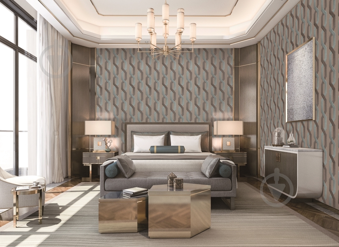 Обои виниловые горячего тиснения DID Walltex RWT1806-6 1,06x10,05 м - фото 2