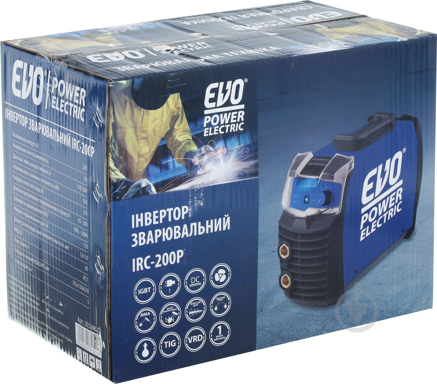 Инвертор сварочный EVO IRC-200P - фото 5