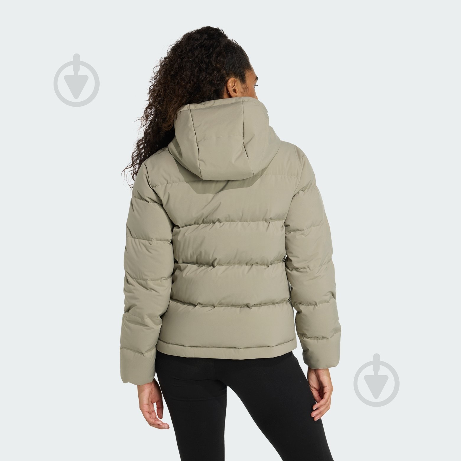 Пуховик женский зимний Adidas W HELIONIC HD J JX3027 р.XS бежевый - фото 2