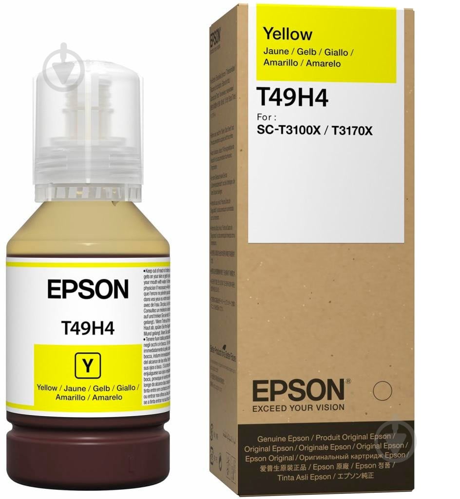 Чернила Epson T3100X желтый - фото 1