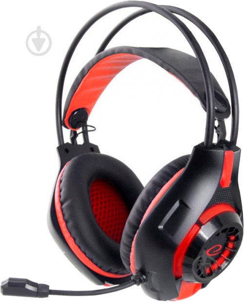 Гарнитура Esperanza Headset EGH420R black/red - фото 1