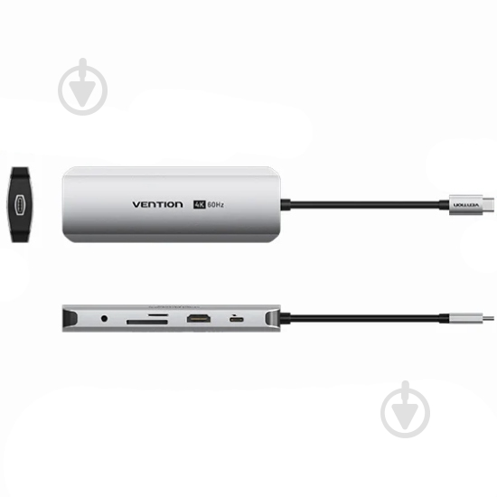 Док-станция Vention silver (TQMHB) - фото 2 Док-станция Vention silver (TQMHB) - фото 2