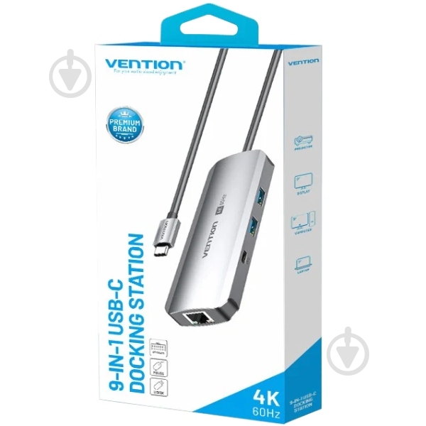 Док-станция Vention silver (TQMHB) - фото 3 Док-станция Vention silver (TQMHB) - фото 3