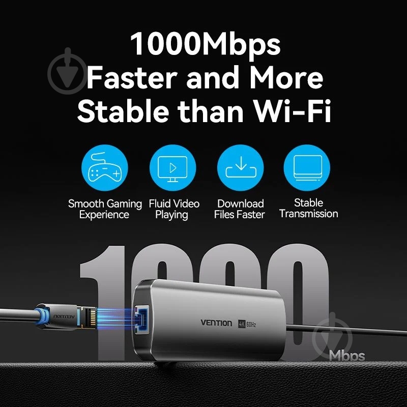 Док-станция Vention silver (TQMHB) - фото 7 Док-станция Vention silver (TQMHB) - фото 7