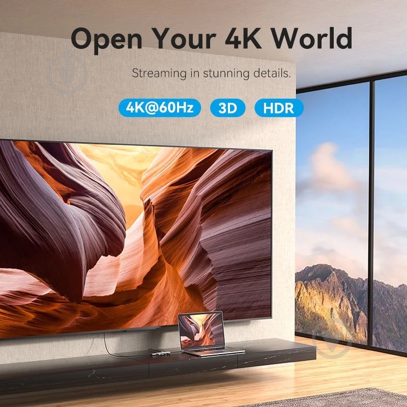 Док-станция Vention silver (TQDHB) - фото 8 Док-станция Vention silver (TQDHB) - фото 8