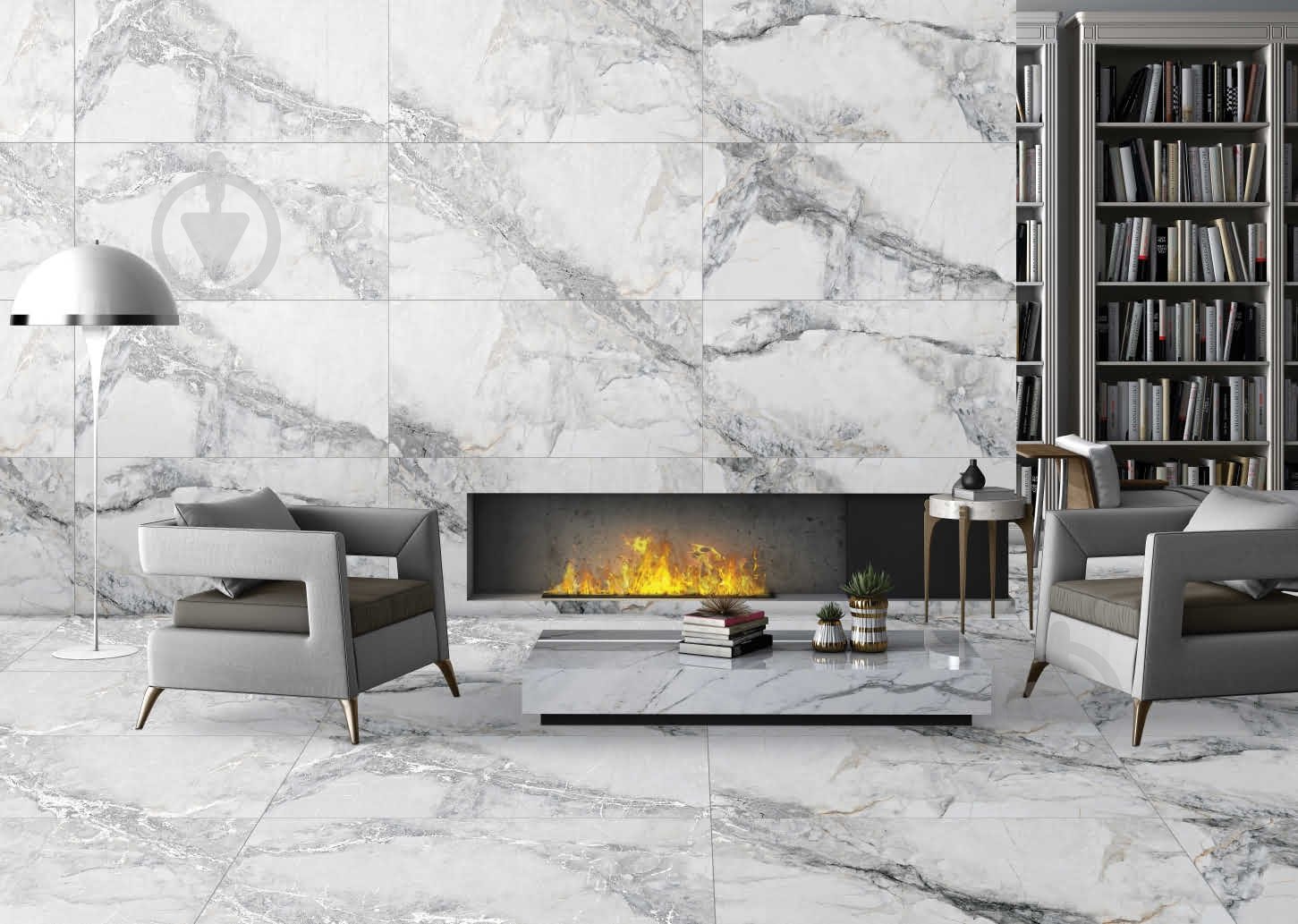 Плитка Cerossa Ceramica Zorya white sugar carving 60x120 см - фото 10