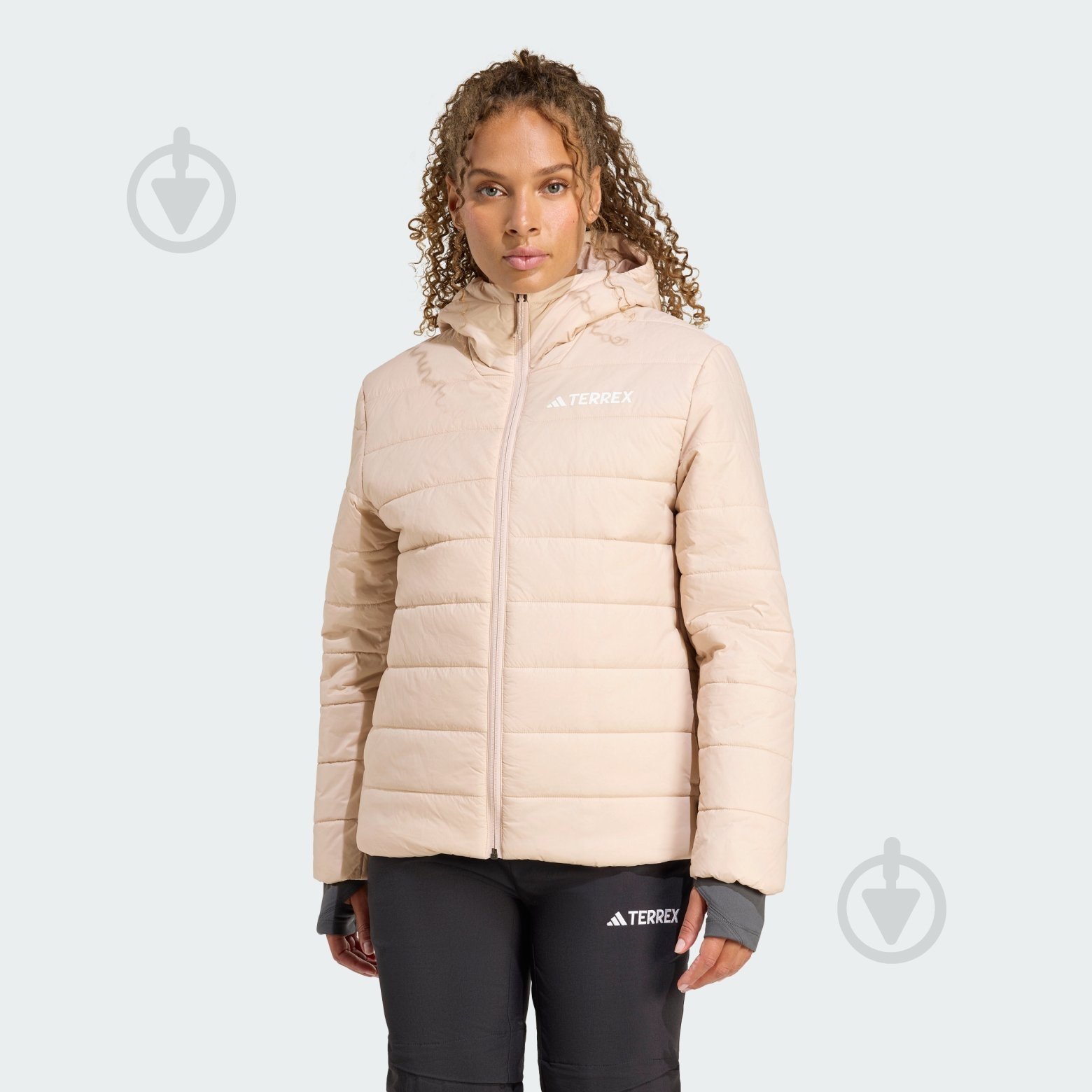 Пуховик жіночий зимовий Adidas W Mt Ess P Ho J KB2168 р.XS рожевий - фото 1