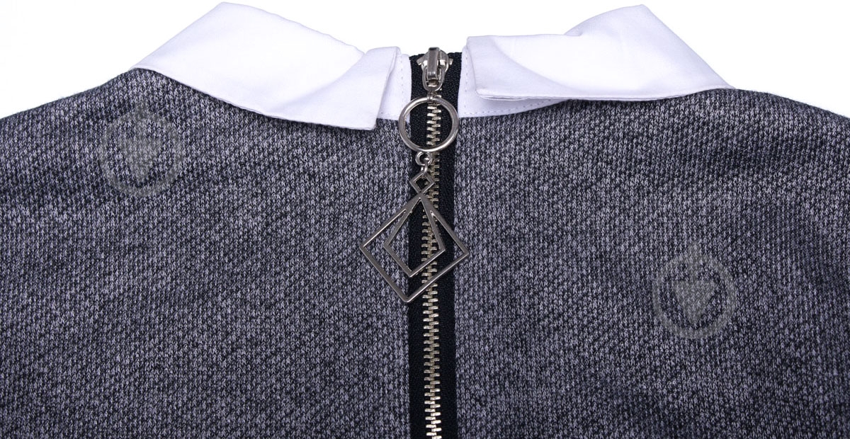 Платье Шпак школьное р.134 серый 27 - фото 4