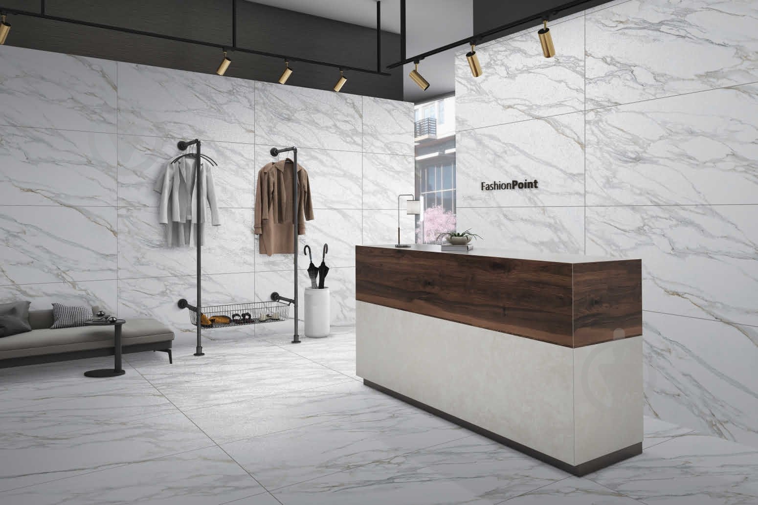 Плитка Cerossa Ceramica Viter bianco sugar carving 60x120 см - фото 9