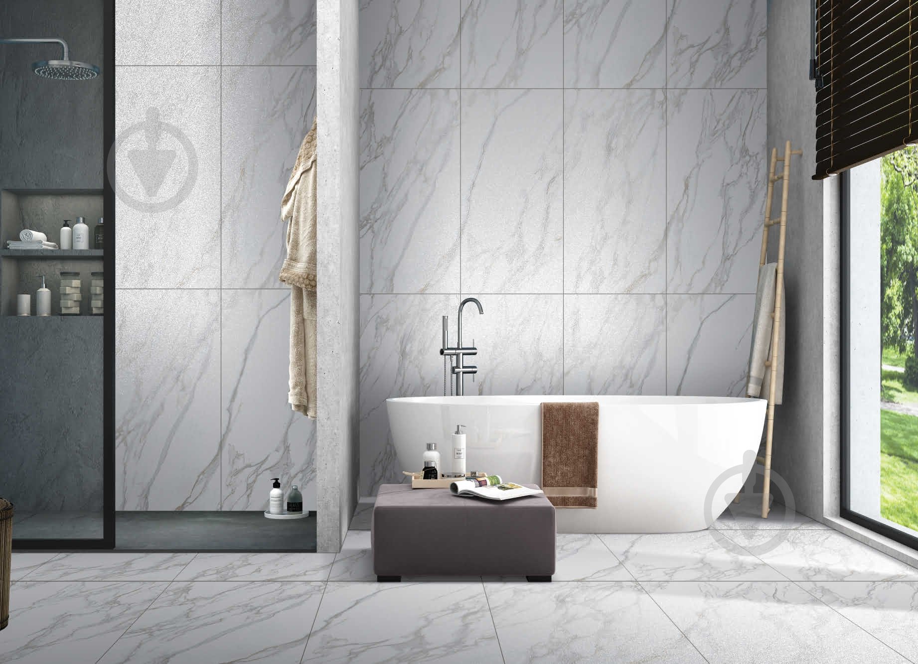 Плитка Cerossa Ceramica Viter bianco sugar carving 60x120 см - фото 10