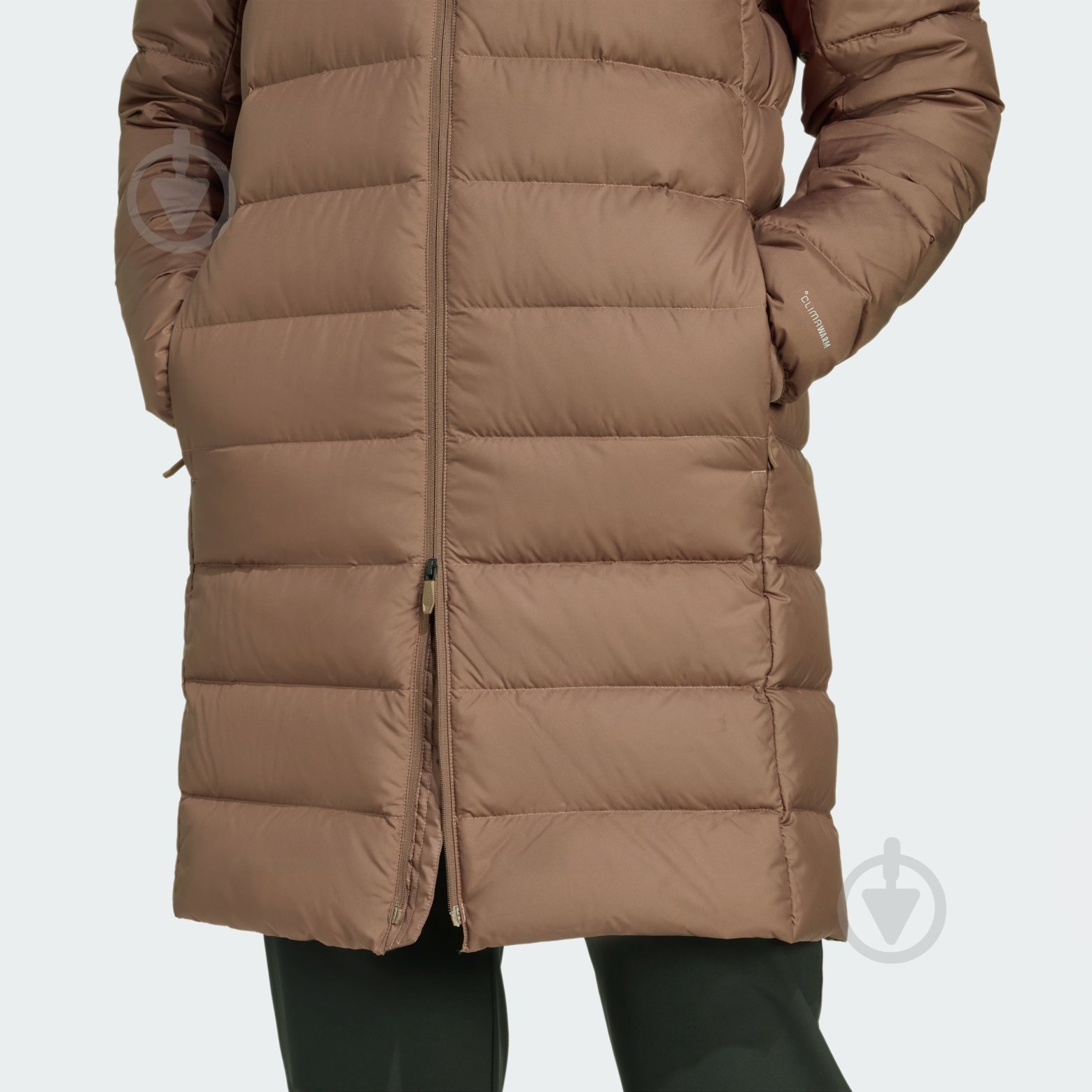 Пуховик женский зимний Adidas W MT DOWN PARKA JM8730 р.XS коричневый - фото 5 Пуховик женский зимний Adidas W MT DOWN PARKA JM8730 р.XS коричневый - фото 5