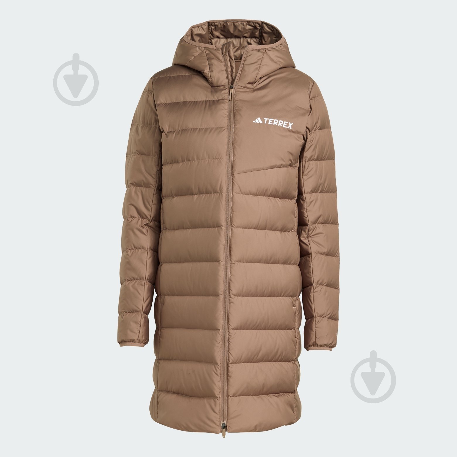 Пуховик женский зимний Adidas W MT DOWN PARKA JM8730 р.XS коричневый - фото 6 Пуховик женский зимний Adidas W MT DOWN PARKA JM8730 р.XS коричневый - фото 6
