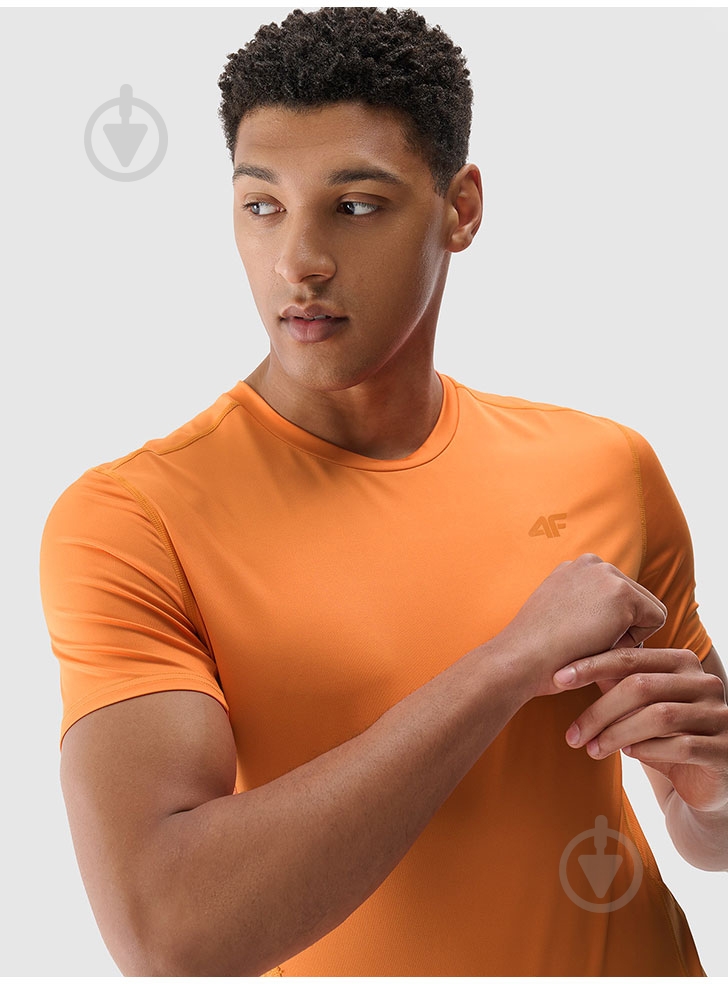 Футболка 4F TSHIRT FNK M1263 р.L оранжевый - фото 3