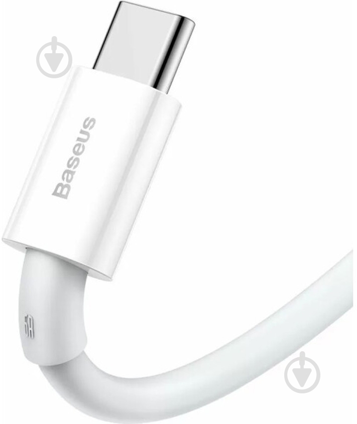 Кабель BASEUS USB to Type-C 66W (CATYS-02) 1 м белый (1011189) - фото 4