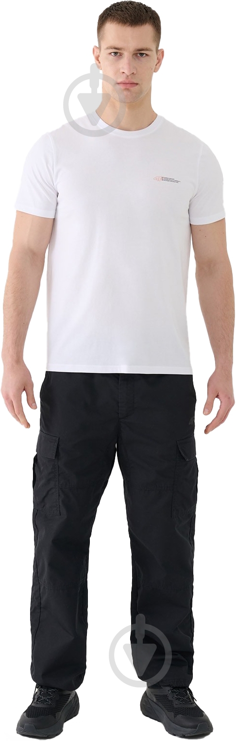 Футболка 4F TSHIRT M2003 р.L білий - фото 3 Футболка 4F TSHIRT M2003 р.L білий - фото 3