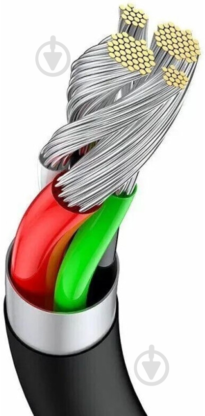 Кабель BASEUS USB to Type-C 66W (CATYS-01) 1 м черный (1011188) - фото 5 Кабель BASEUS USB to Type-C 66W (CATYS-01) 1 м черный (1011188) - фото 5