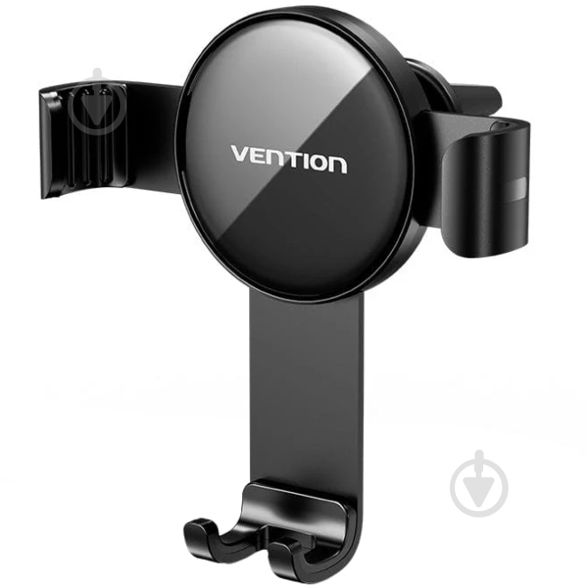 Держатель для смартфона Vention Gravity Duckbill clip Disc черный - фото 1 Держатель для смартфона Vention Gravity Duckbill clip Disc черный - фото 1