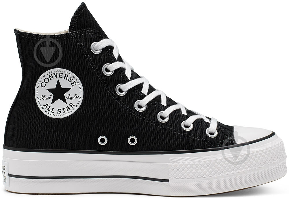 Кеды Converse CHUCK TAYLOR ALL STAR PLATFORM CANVAS 560845C р.41 черный - фото 10