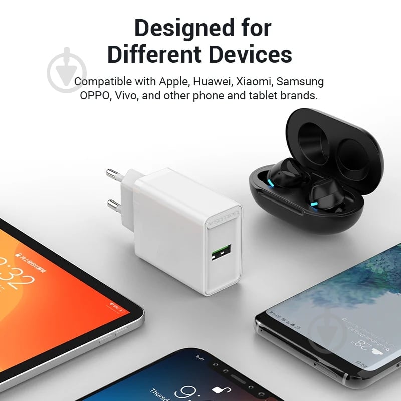 Зарядное устройство Vention FABW0-EU - фото 9 Зарядное устройство Vention FABW0-EU - фото 9