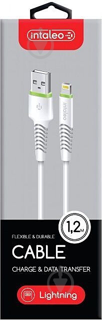 Кабель Intaleo Lightning (CBFLEXL1) 1,2 м белый (952321) - фото 3