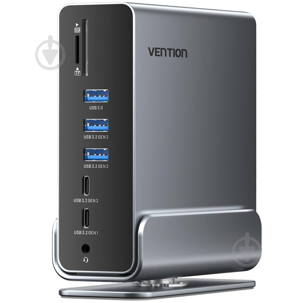 Док-станция Vention dark grey (TPUH0) - фото 1 Док-станция Vention dark grey (TPUH0) - фото 1