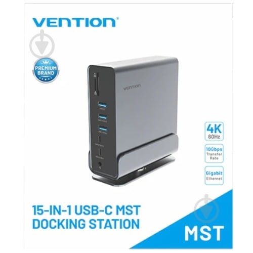 Док-станция Vention dark grey (TPUH0) - фото 5 Док-станция Vention dark grey (TPUH0) - фото 5