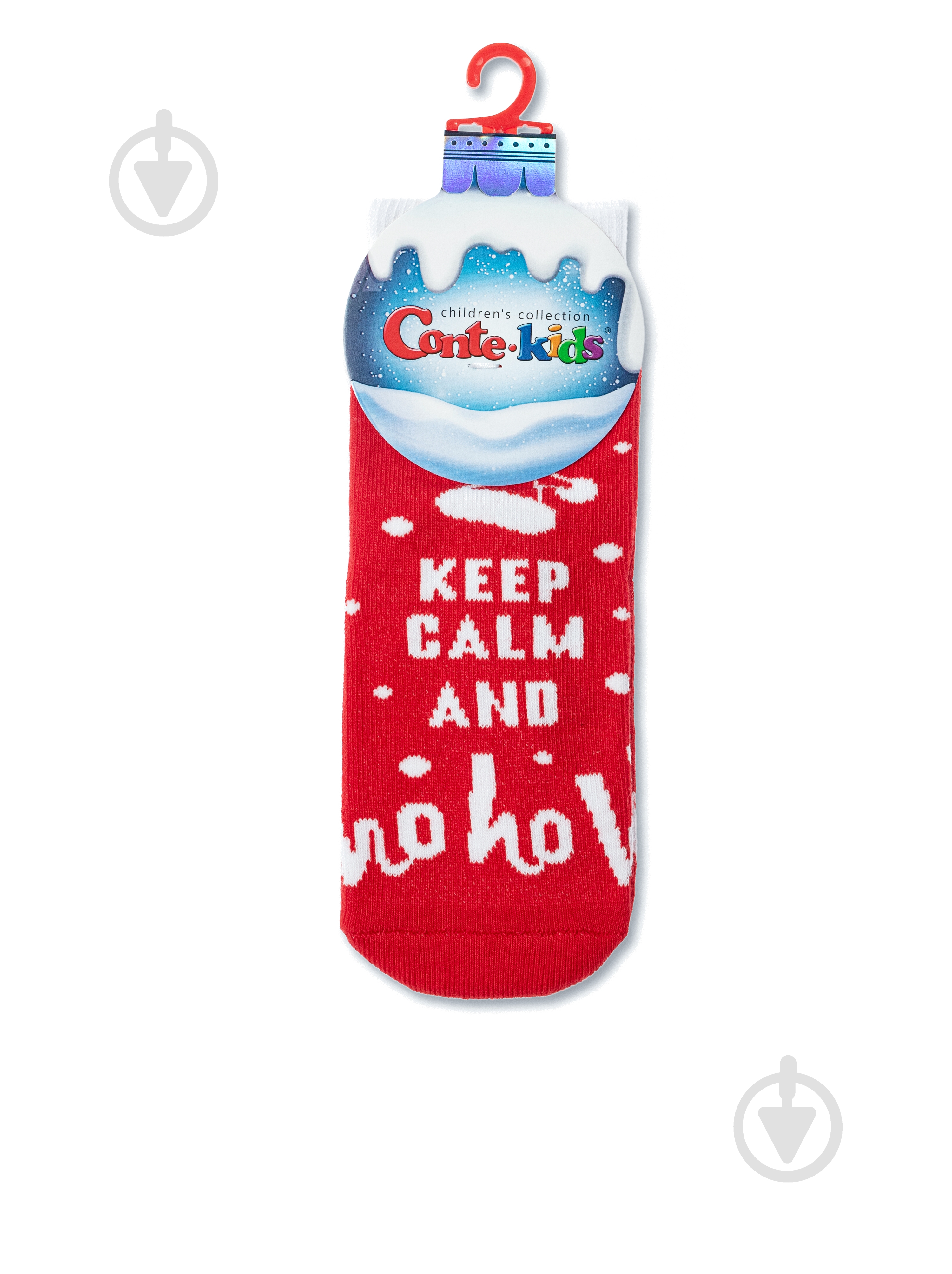Шкарпетки дитячі для дівчатокдля хлопчиків Conte-Kids новорічні 519 20С-69СП р.16–18 червоний - фото 2