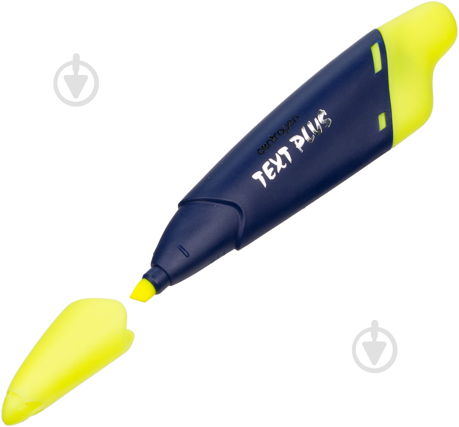 Маркер текстовый Centropen TextPlus 1-4.6 мм 8122 желтый - фото 1