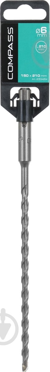 Бур Compass SDS-plus 6x210 мм - фото 2